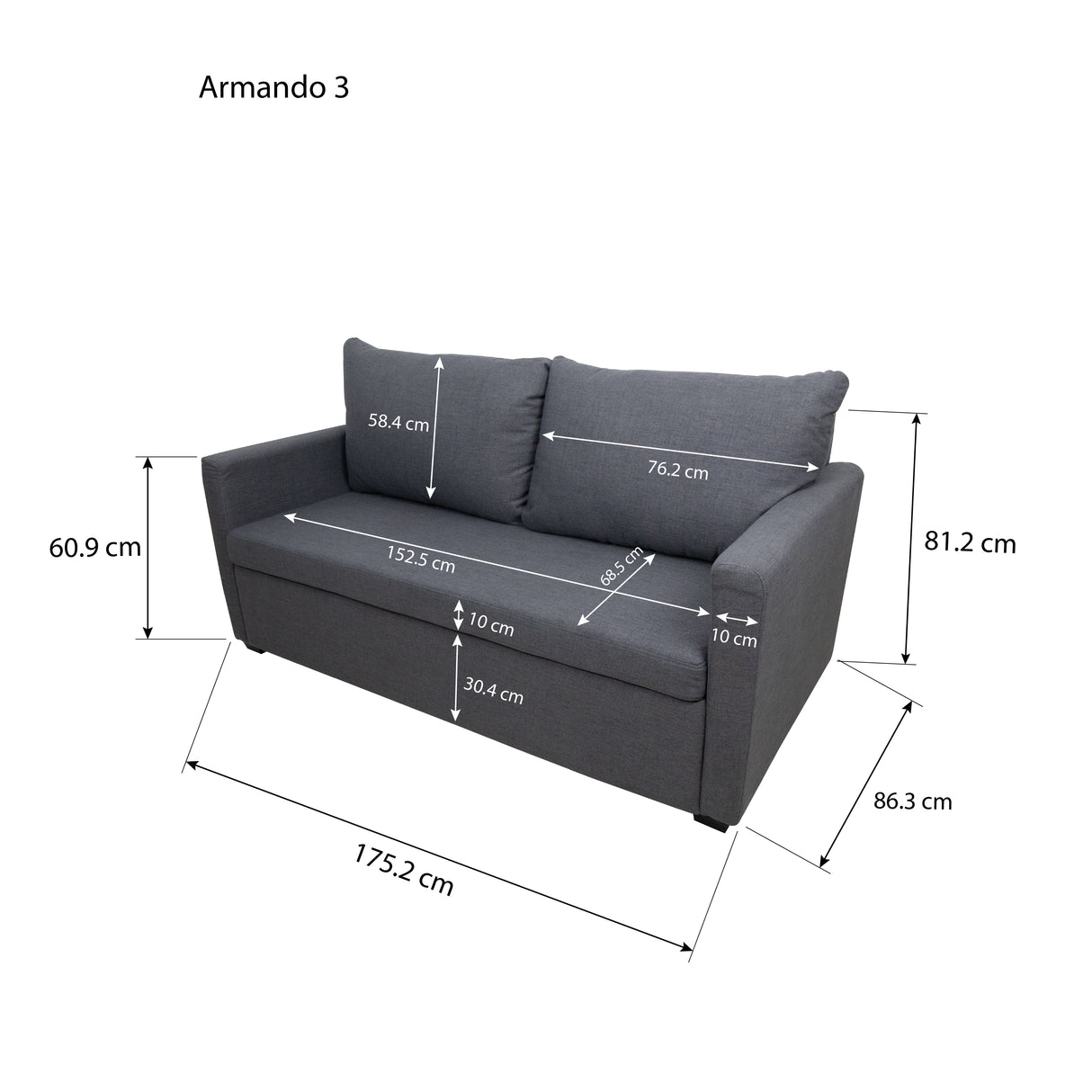 ARMANDO Sofa Bed Furnigo