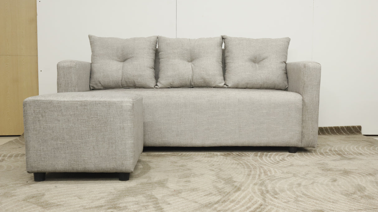 Sarah Reversible Fabric Sofa Affordahome