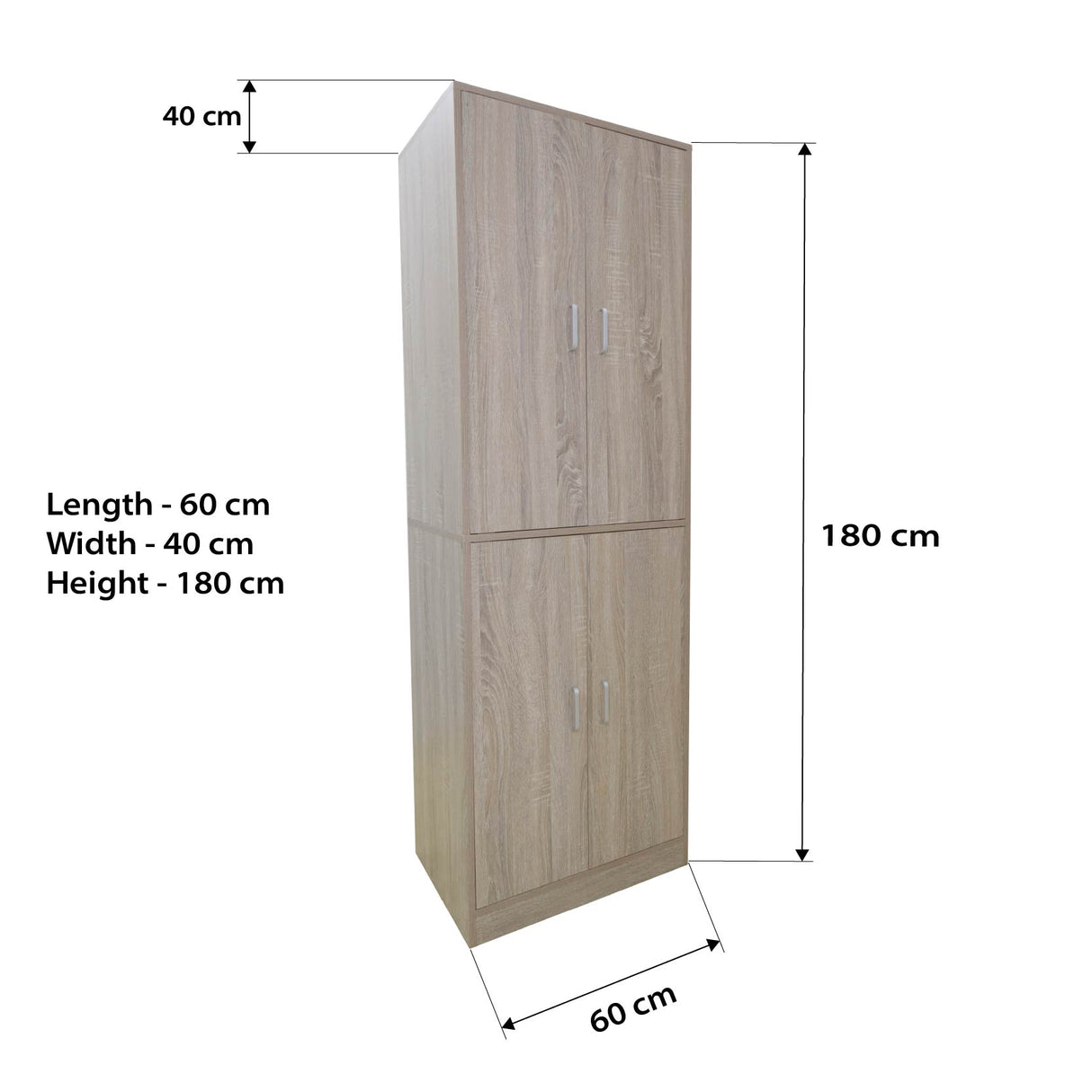 Mabel 4 Door Cabinet Affordahome