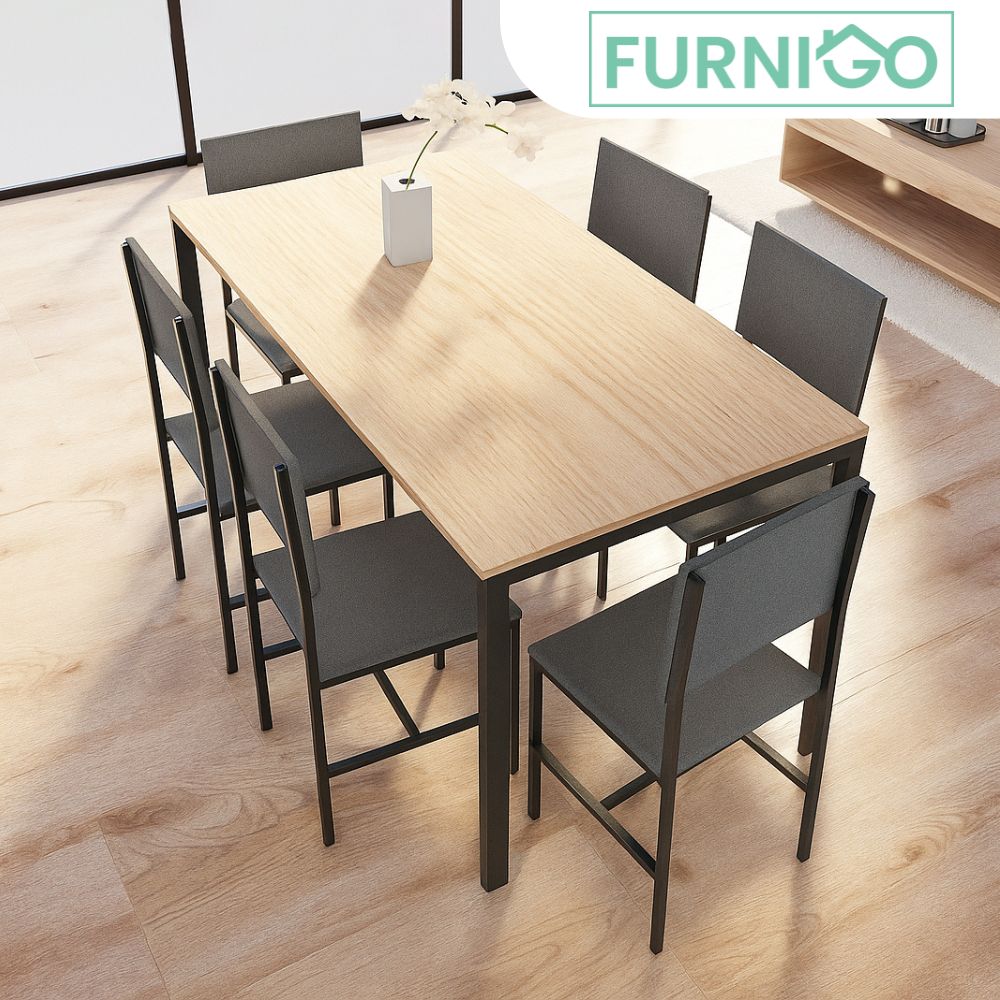 MODENA Dining Set w/ Cushion Furnigo