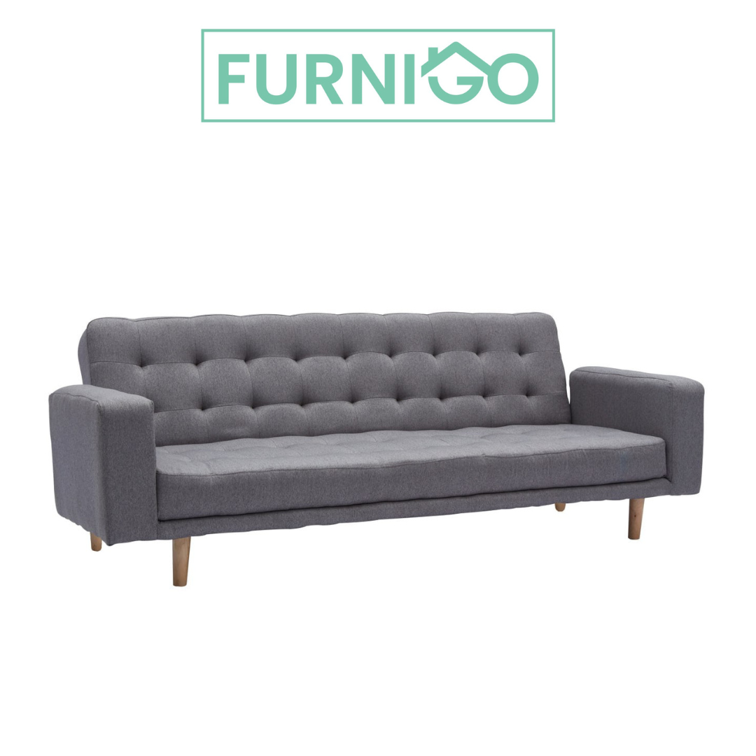 MORGAN Convertible Fabric Sofabed Affordahome