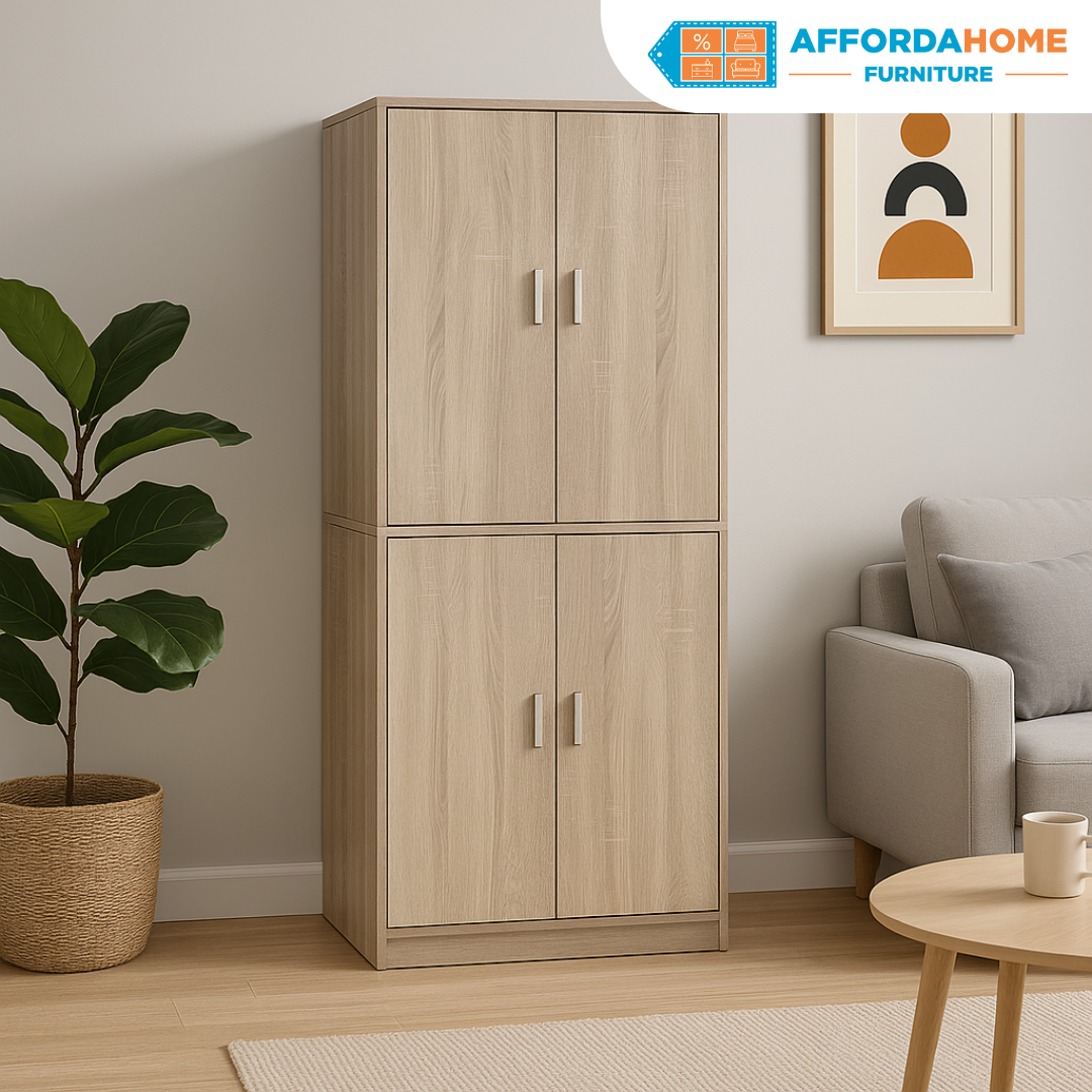 Mabel 4 Door Cabinet Affordahome