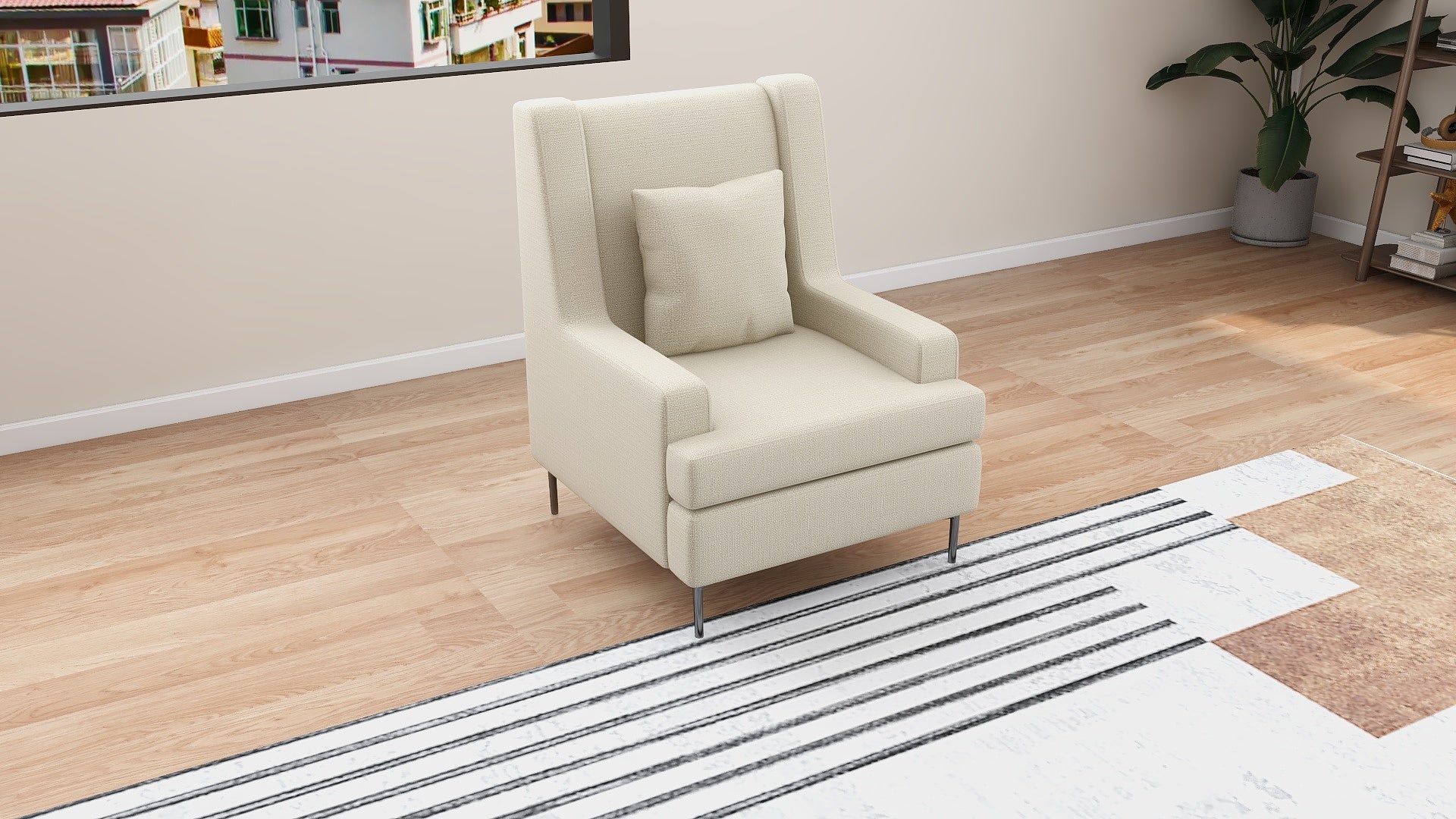 MADDISON Fabric Accent Chair AF Home