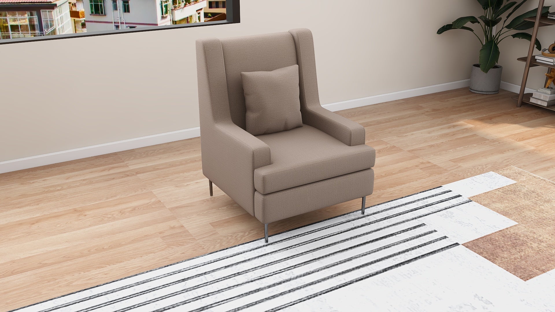 MADDISON Fabric Accent Chair AF Home