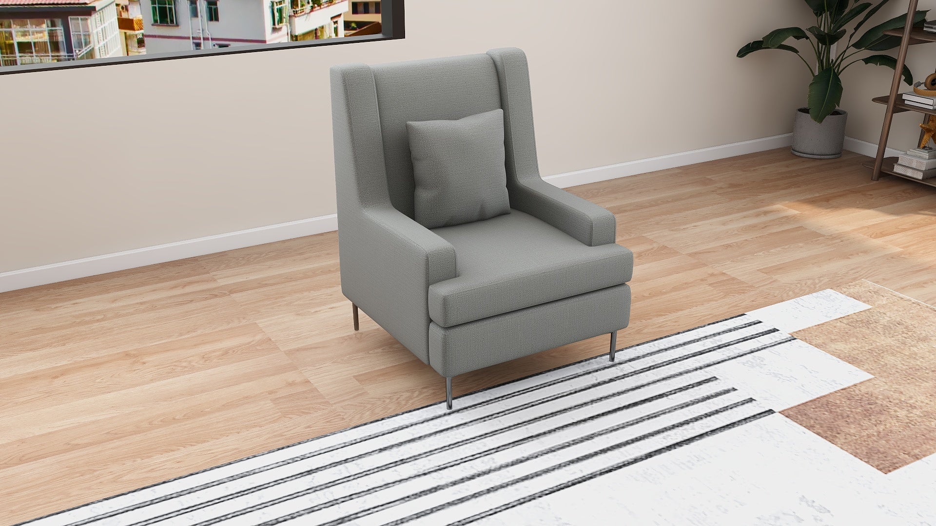 MADDISON Fabric Accent Chair AF Home