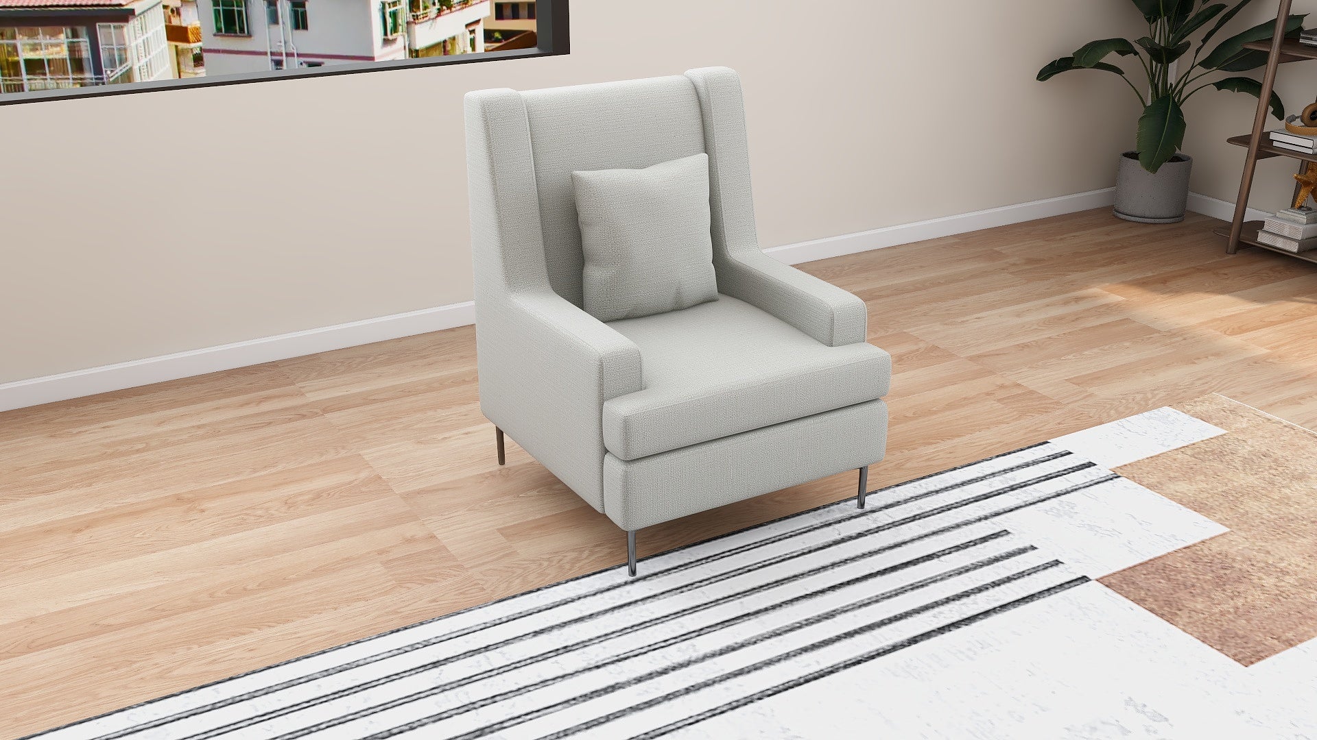 MADDISON Fabric Accent Chair AF Home