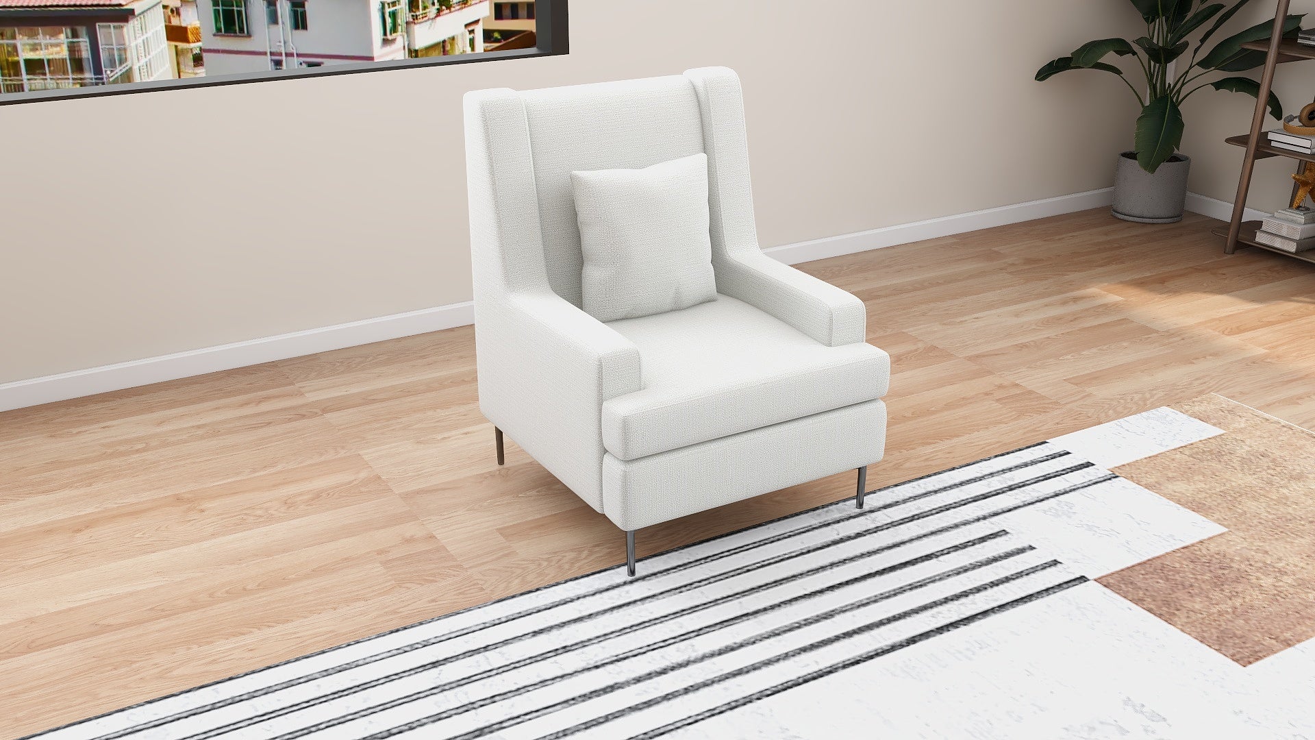 MADDISON Fabric Accent Chair AF Home