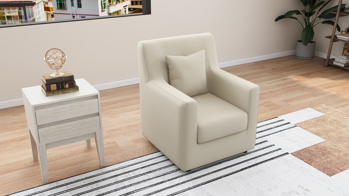 MADELEINE Fabric Accent Chair Affordahome