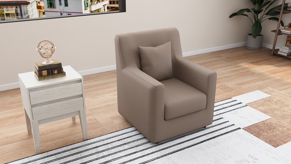 MADELEINE Fabric Accent Chair Affordahome