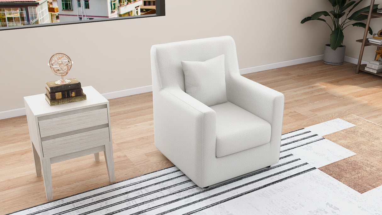 MADELEINE Fabric Accent Chair Affordahome