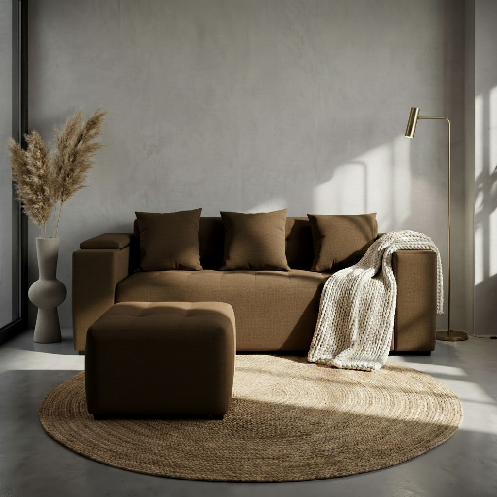 Mason Reversible Fabric Sofa Furnigo