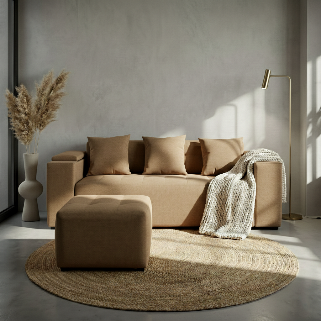 Mason Reversible Fabric Sofa Furnigo