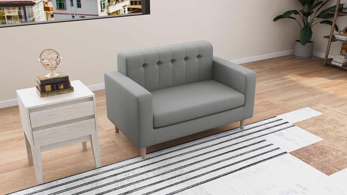 MAXINE 2-Seater Fabric Sofa Affordahome