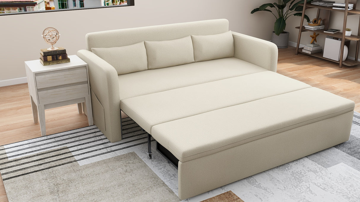 MCKINLEY Fabric Sofabed with Storage Furnigo