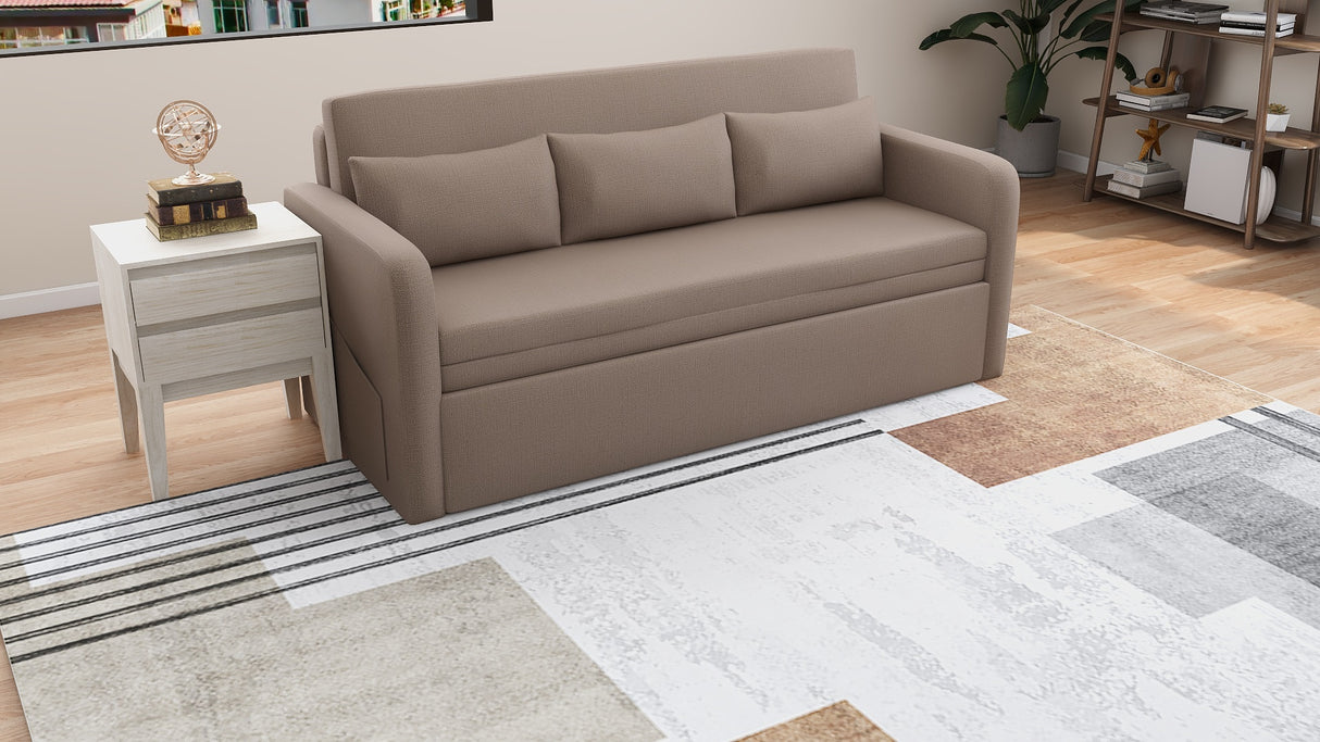 MCKINLEY Fabric Sofabed with Storage Furnigo