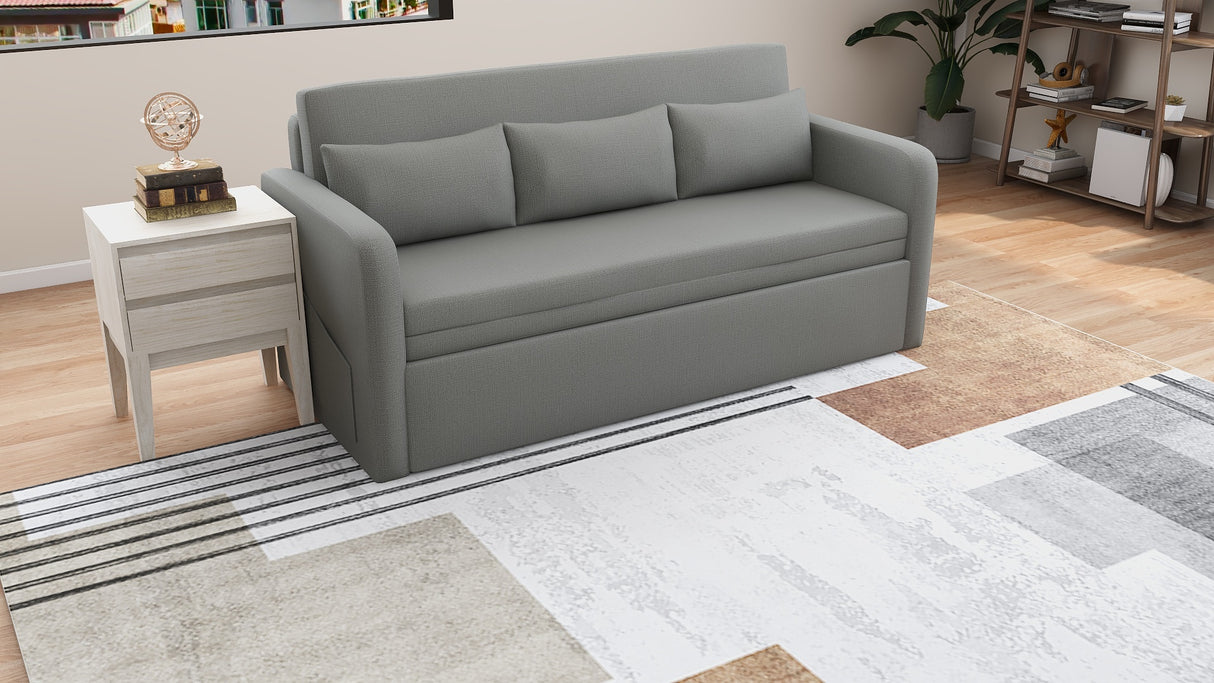 MCKINLEY Fabric Sofabed with Storage Furnigo