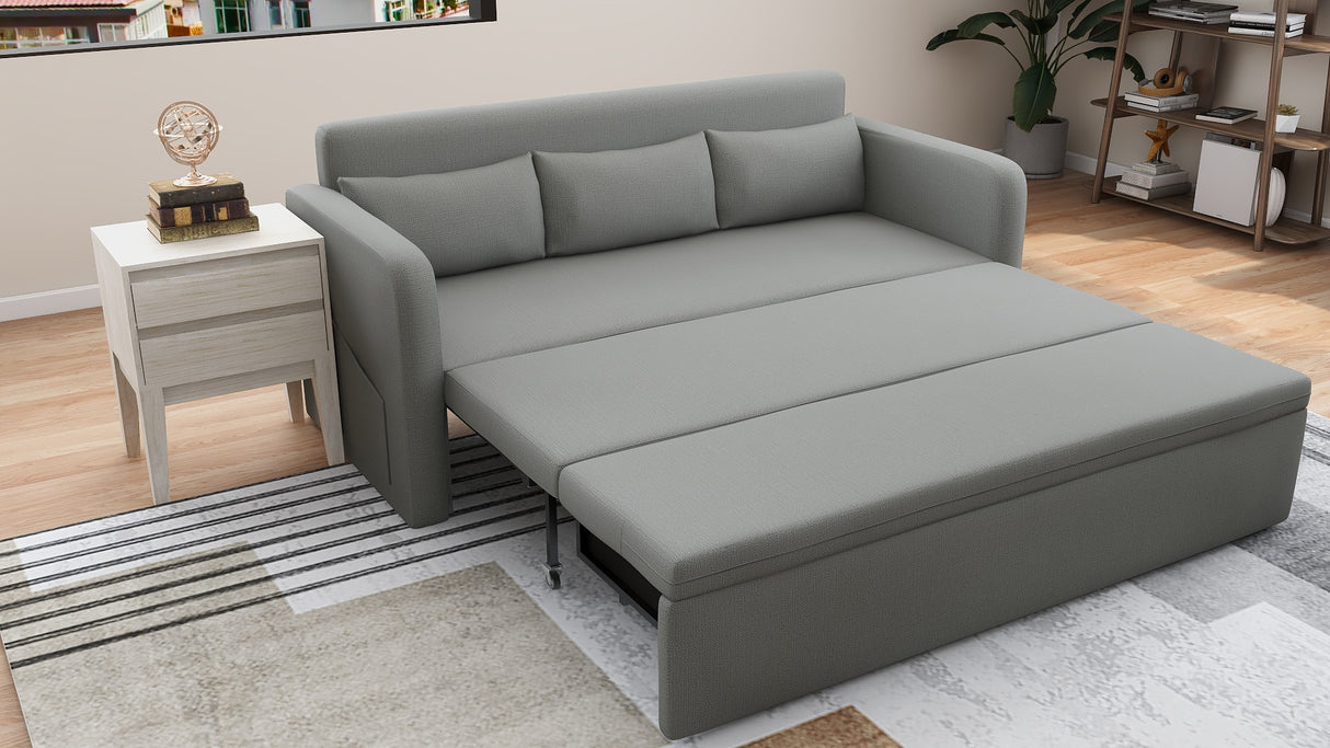 MCKINLEY Fabric Sofabed with Storage Furnigo
