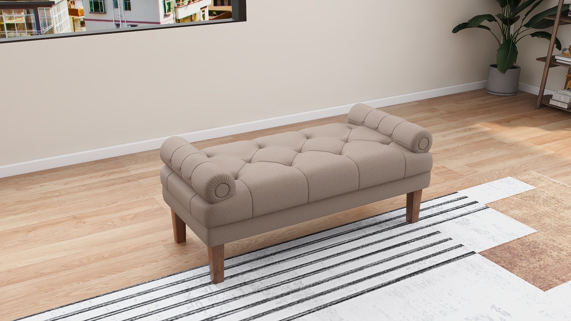 MIHU Fabric Bench AF Home
