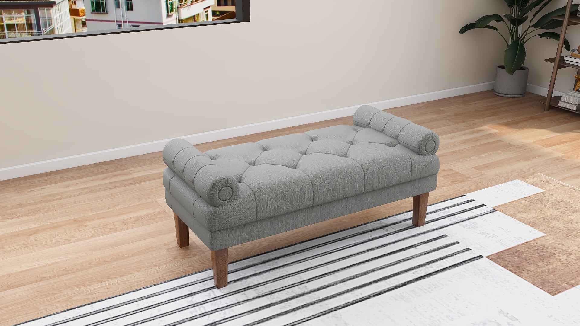 MIHU Fabric Bench AF Home