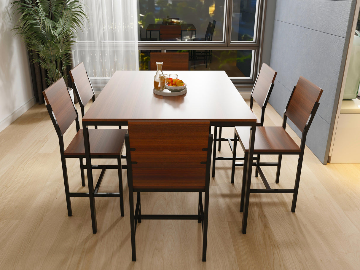 MODENA Dining Set w/o Cushion Furnigo