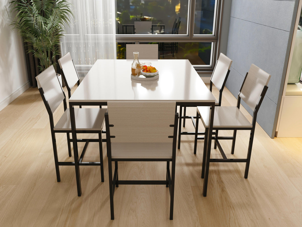 MODENA Dining Set w/o Cushion Furnigo