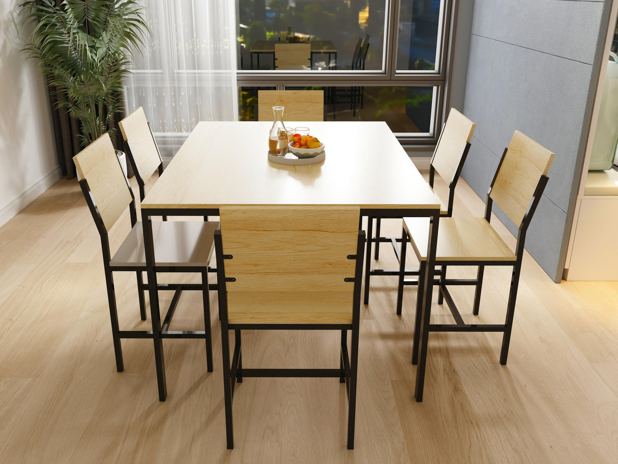 MODENA Dining Set w/o Cushion Furnigo