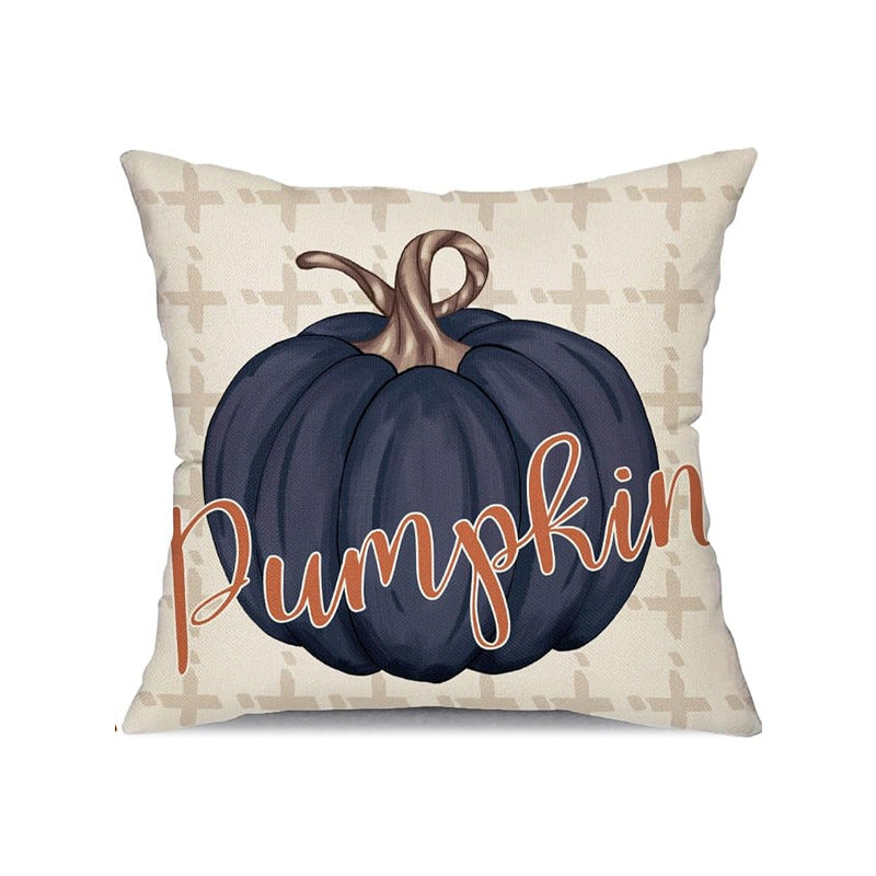 Looma Cozy - Autumn Pumpkin Pillow Cover – Cozy Thanksgiving Cushion Case - Sofa, Living Room & Home Decor Looma