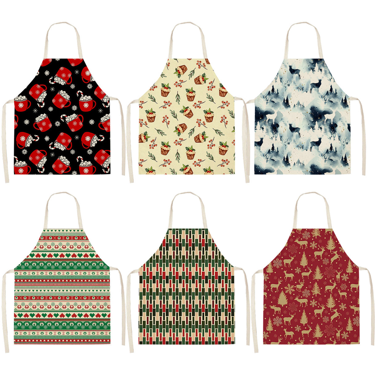 LOOMA Nilo - APN02 Kitchen Apron Waist Protective Apron Durable Cooking Baking Apron for Home Kitchen Restaurant Adjustable Lightweight Apron LOOMA