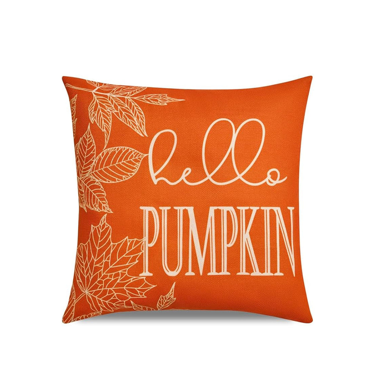 Looma Spooka - Halloween Skull, Pumpkin & Cat Pillow Cover | Spooky Decorative Cushion - Sofa & Living Room Looma