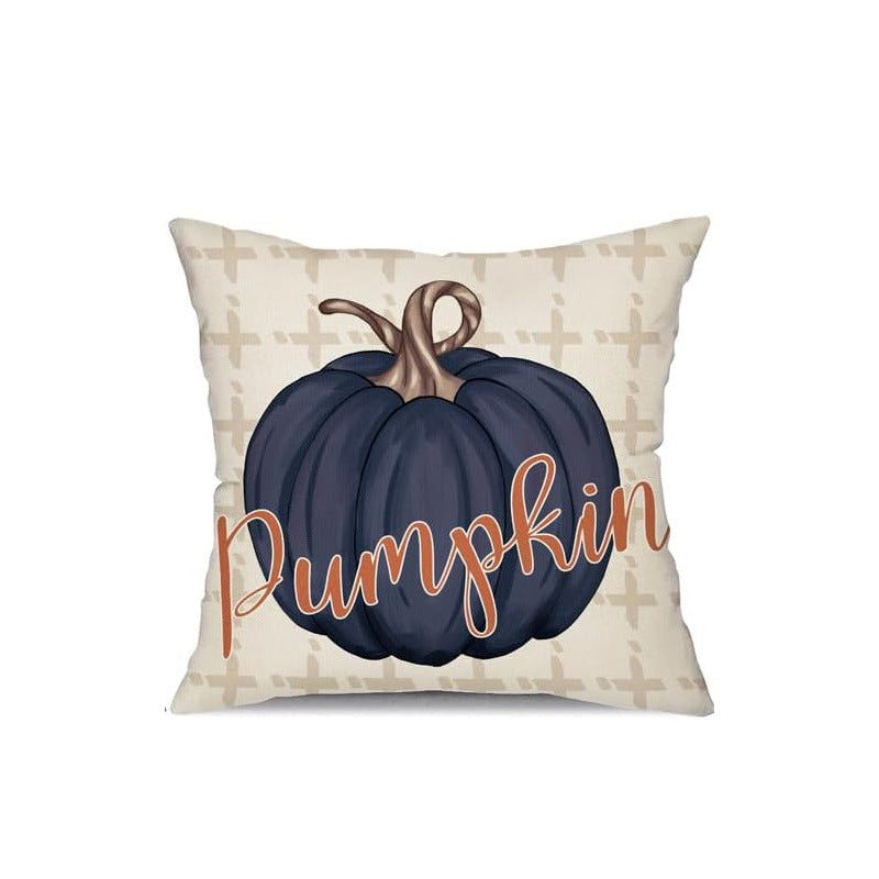 Looma Cozy - Autumn Pumpkin Pillow Cover – Cozy Thanksgiving Cushion Case - Sofa, Living Room & Home Decor Looma