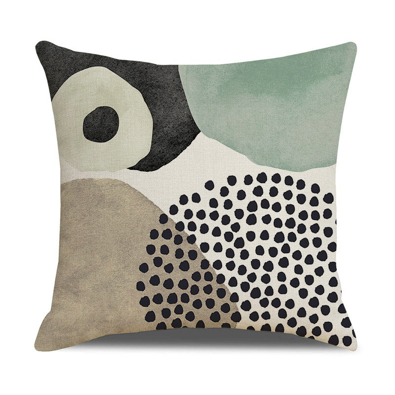Looma Velora - Morandi Abstract Linen Pillow Cover – Soft Neutral Cushion Case - Sofa, Bed & Modern Home Decor Looma