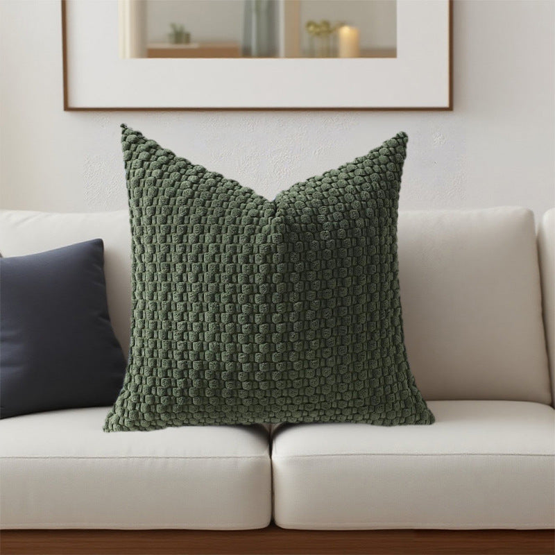 Looma Ley - Bubble Corduroy Cushion Cover – High-End Textured Pillow for Sofa Backrest & Home Decor - Living Room, Bedroom, Sofa Area Looma