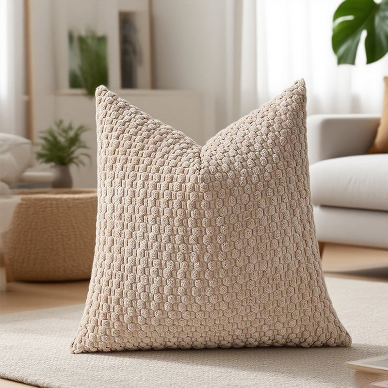 Looma Ley - Bubble Corduroy Cushion Cover – High-End Textured Pillow for Sofa Backrest & Home Decor - Living Room, Bedroom, Sofa Area Looma