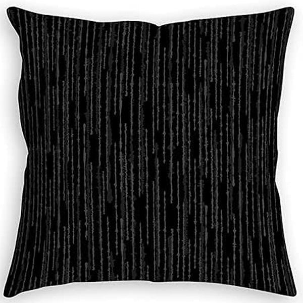 Looma Mono - Black & White Abstract Linen Pillow Cover – Minimalist Line Art Cushion Case - W0060 - Sofa, Living Room & Office Decor Looma