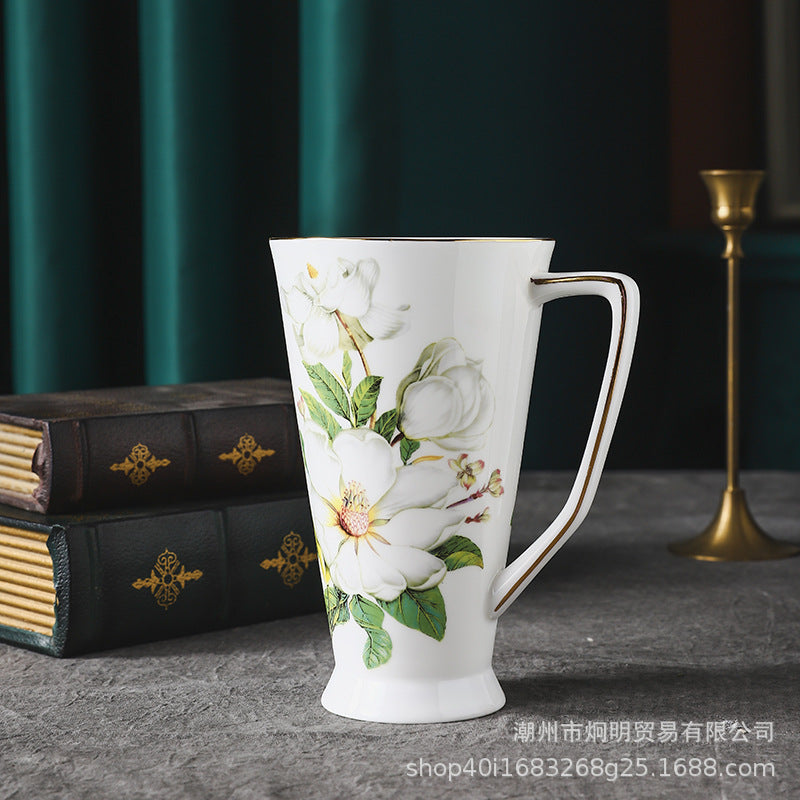 Bone coffee cup saucer tea set AF Home