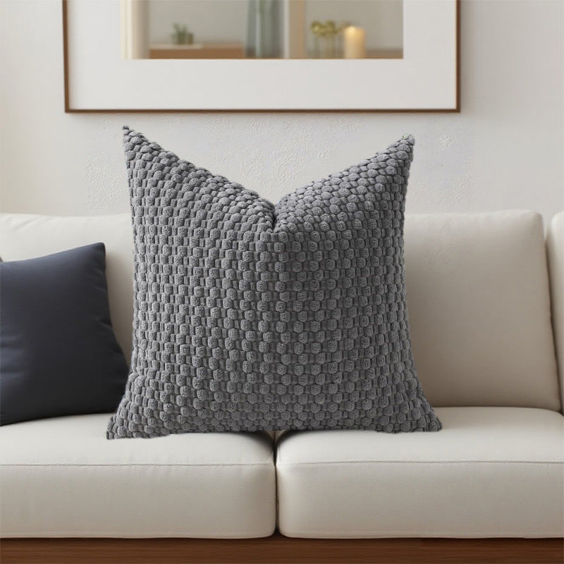 Looma Ley - Bubble Corduroy Cushion Cover – High-End Textured Pillow for Sofa Backrest & Home Decor - Living Room, Bedroom, Sofa Area Looma