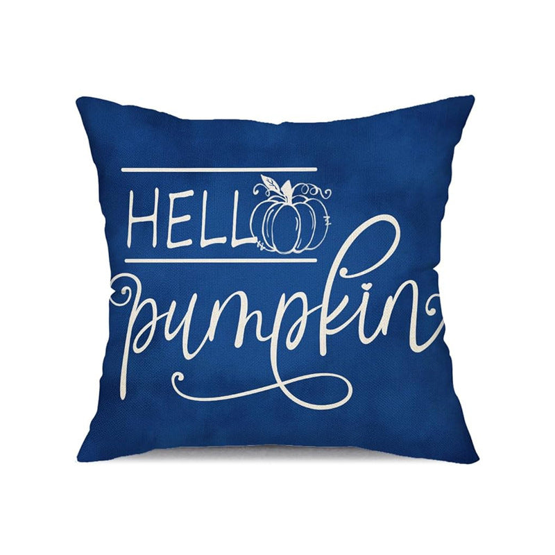 Looma Cozy - Autumn Pumpkin Pillow Cover – Cozy Thanksgiving Cushion Case - Sofa, Living Room & Home Decor Looma