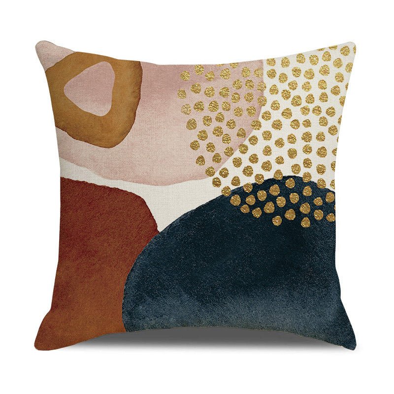 Looma Velora - Morandi Abstract Linen Pillow Cover – Soft Neutral Cushion Case - Sofa, Bed & Modern Home Decor Looma
