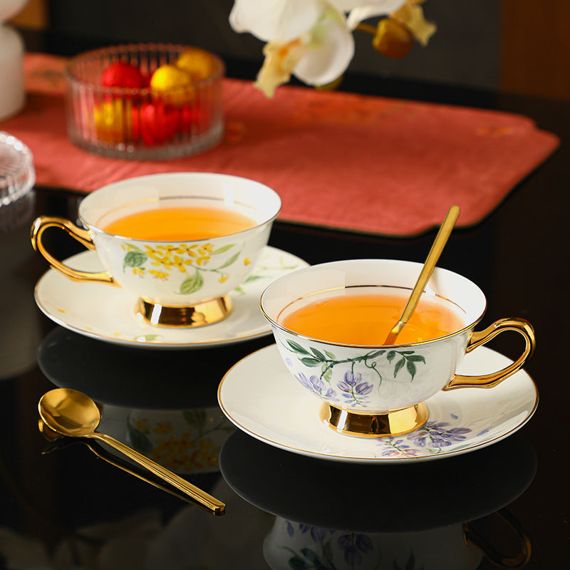 CUPURA Wiro - European Coffee Cup & Saucer - Elegant British Afternoon Tea Set, Premium Gift Souvenir CUPURA