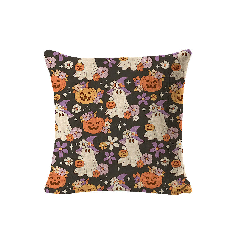 Looma Spook - Halloween Decorative Pillow Cover – Spooky Sofa Cushion Case - 2025.6.13 - Living Room, Office & Lumbar Support Looma
