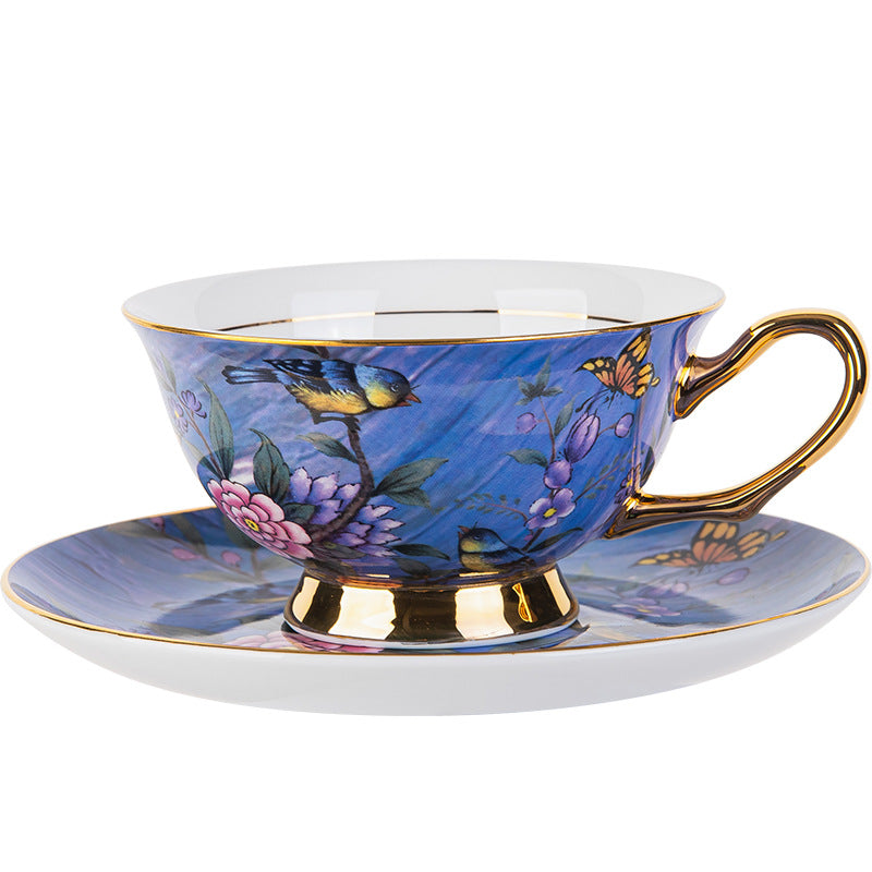 CUPURA Yaro - Elegant Coffee Cup & Saucer Set - Aesthetic Afternoon Tea Gift for Her with Box CUPURA