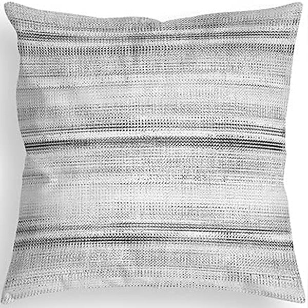 Looma Mono - Black & White Abstract Linen Pillow Cover – Minimalist Line Art Cushion Case - W0060 - Sofa, Living Room & Office Decor Looma