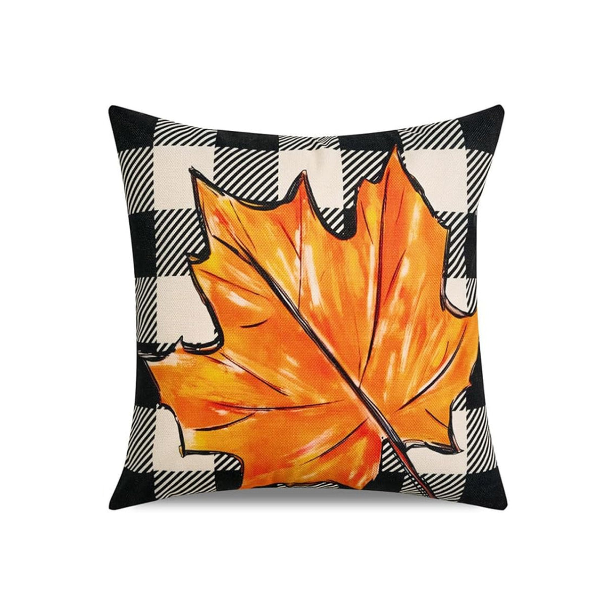 Looma Spooka - Halloween Skull, Pumpkin & Cat Pillow Cover | Spooky Decorative Cushion - Sofa & Living Room Looma