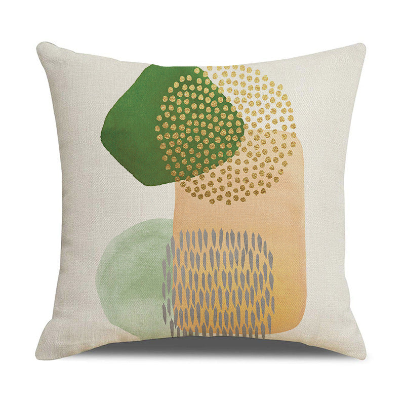 Looma Velora - Morandi Abstract Linen Pillow Cover – Soft Neutral Cushion Case - Sofa, Bed & Modern Home Decor Looma