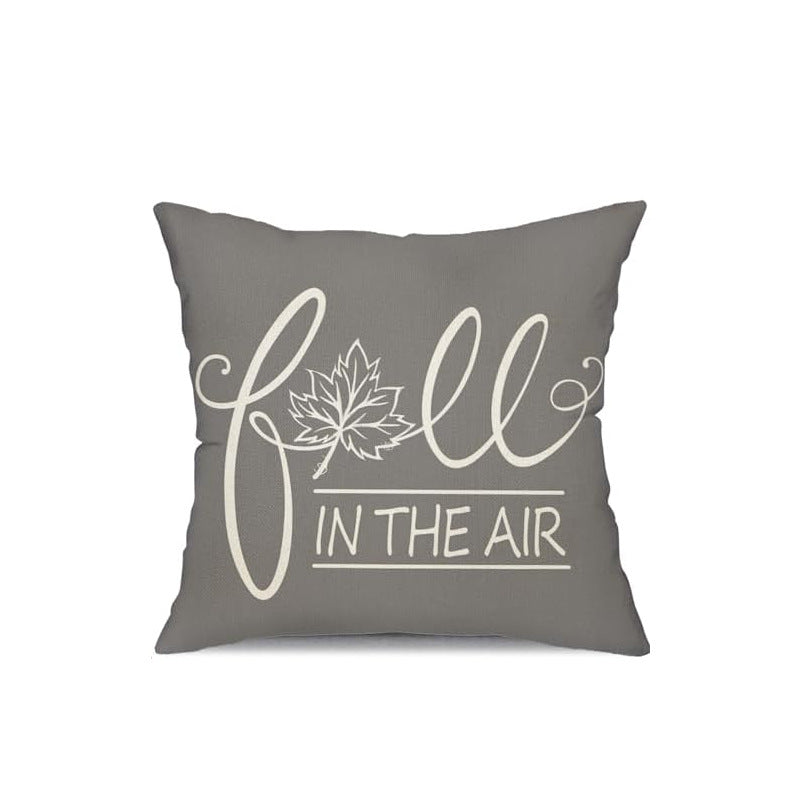 Looma Cozy - Autumn Pumpkin Pillow Cover – Cozy Thanksgiving Cushion Case - Sofa, Living Room & Home Decor Looma