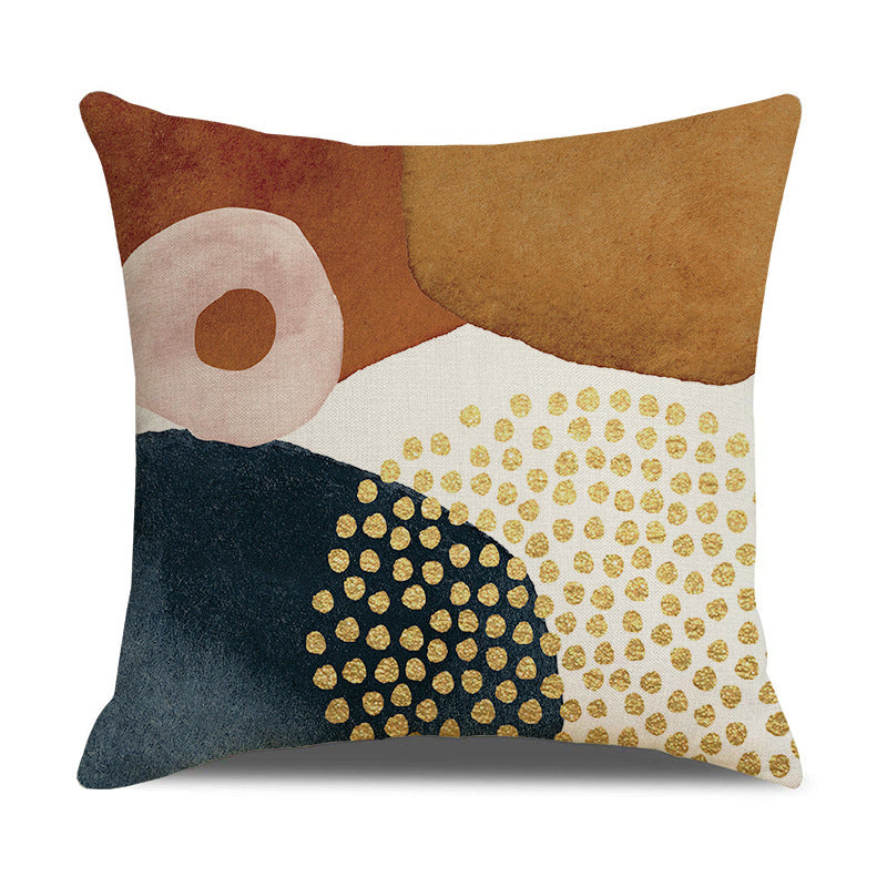 Looma Velora - Morandi Abstract Linen Pillow Cover – Soft Neutral Cushion Case - Sofa, Bed & Modern Home Decor Looma
