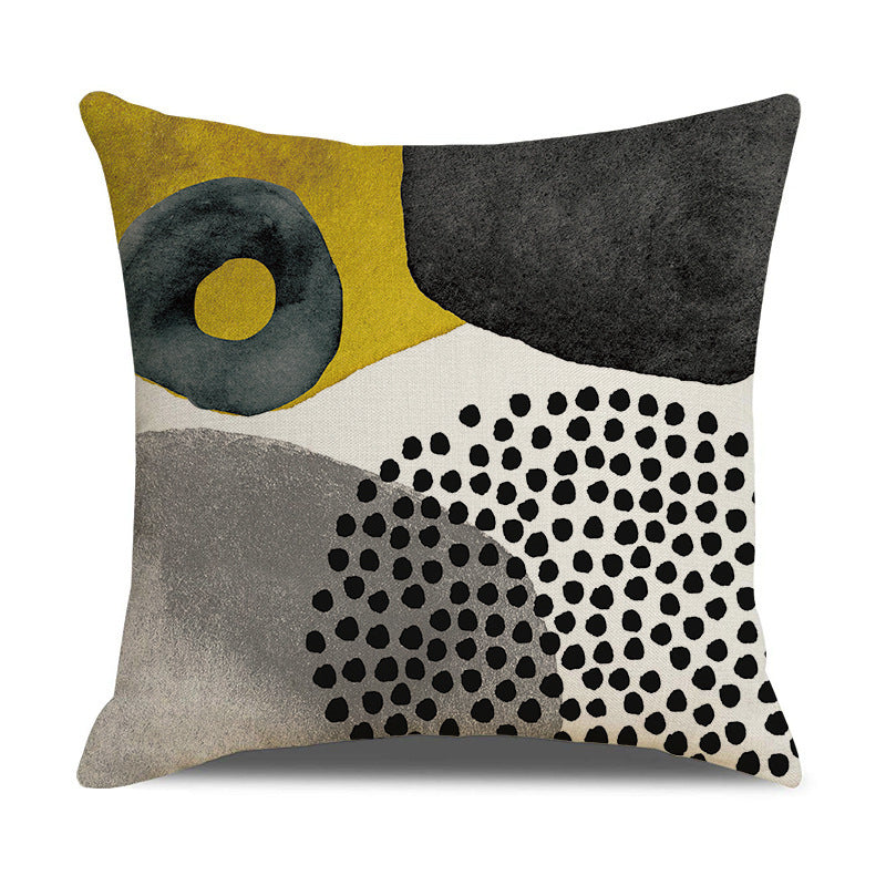 Looma Velora - Morandi Abstract Linen Pillow Cover – Soft Neutral Cushion Case - Sofa, Bed & Modern Home Decor Looma