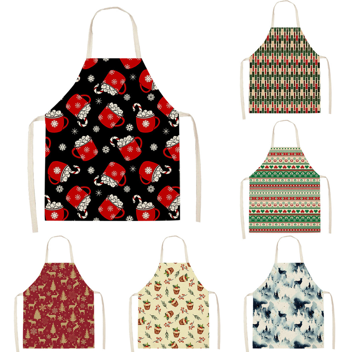 LOOMA Nilo - APN02 Kitchen Apron Waist Protective Apron Durable Cooking Baking Apron for Home Kitchen Restaurant Adjustable Lightweight Apron LOOMA