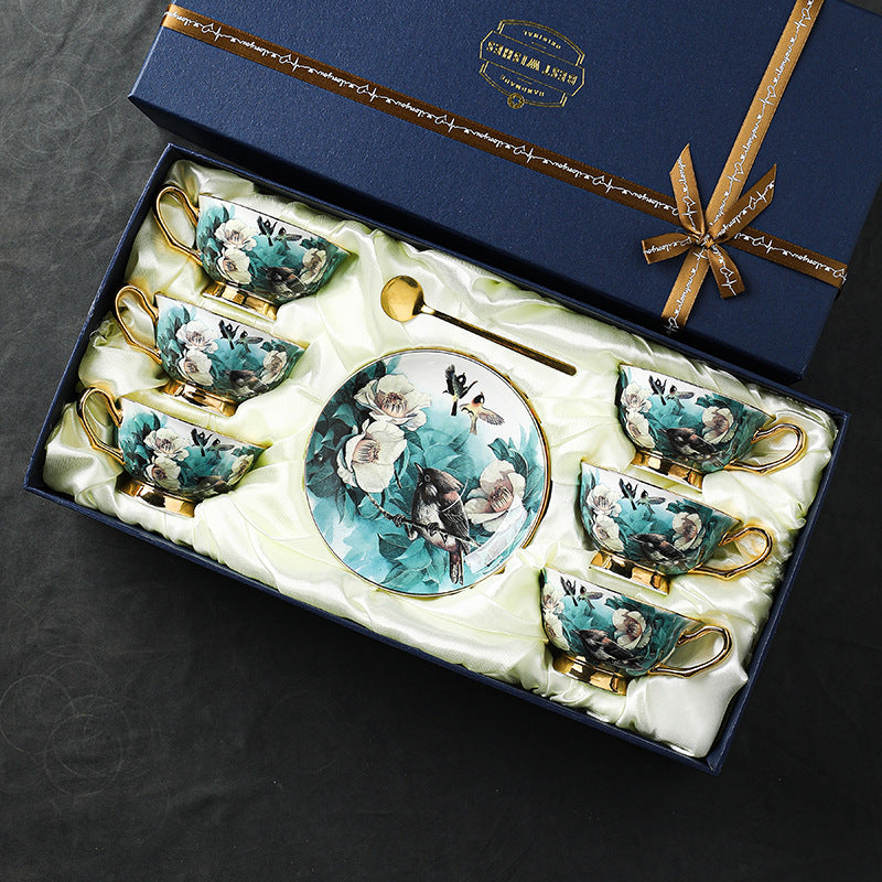 CUPURA Zuno - European Coffee Cup & Saucer Set - Elegant Afternoon Tea Set with Custom Logo Option CUPURA