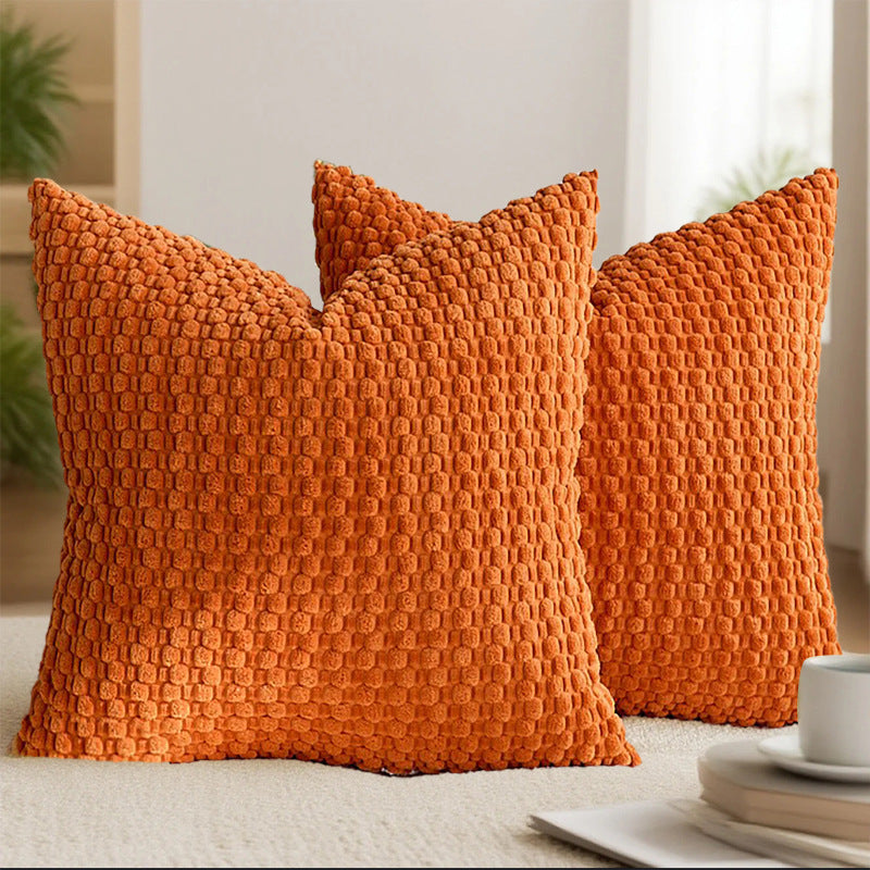 Looma Ley - Bubble Corduroy Cushion Cover – High-End Textured Pillow for Sofa Backrest & Home Decor - Living Room, Bedroom, Sofa Area Looma